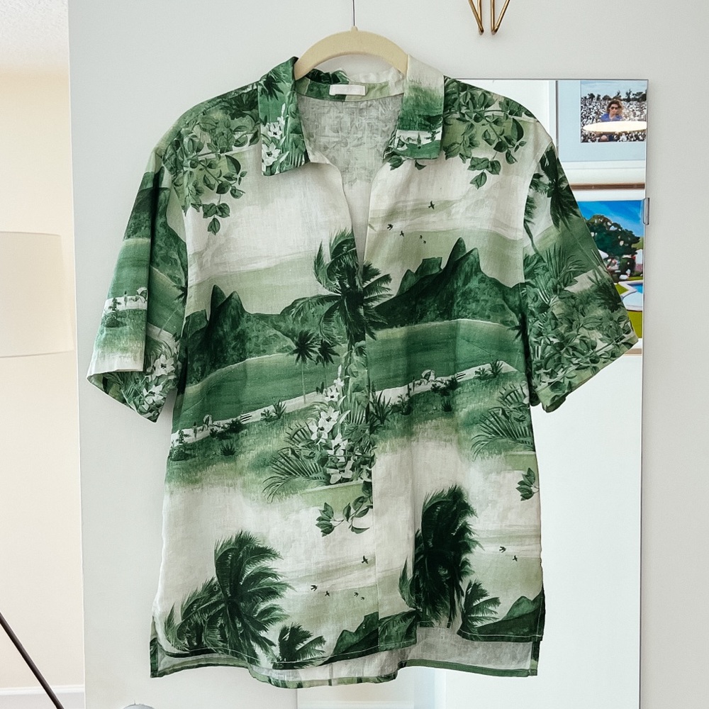 NWOT 🌟 Linen popover shirt